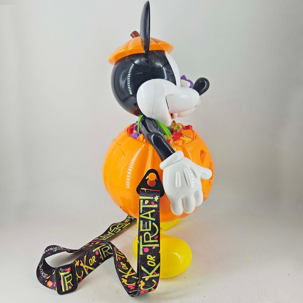 Disney Parks Mickey Mouse Halloween Pumpkin Jack O Lantern Popcorn Bucket - Picture 4 of 5